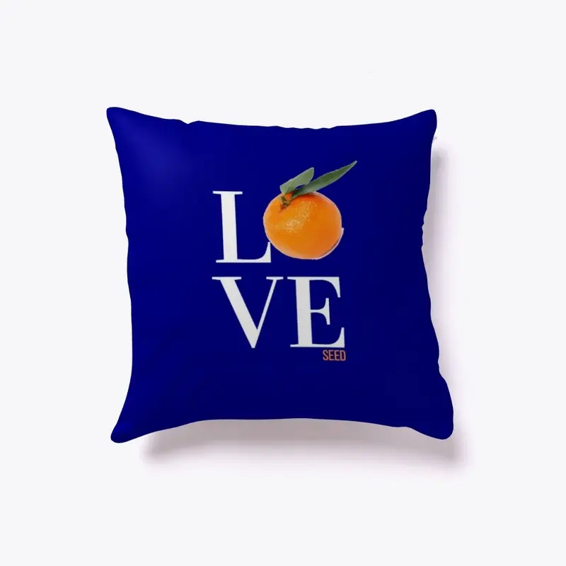 Tangerine Love Decorative Pillow